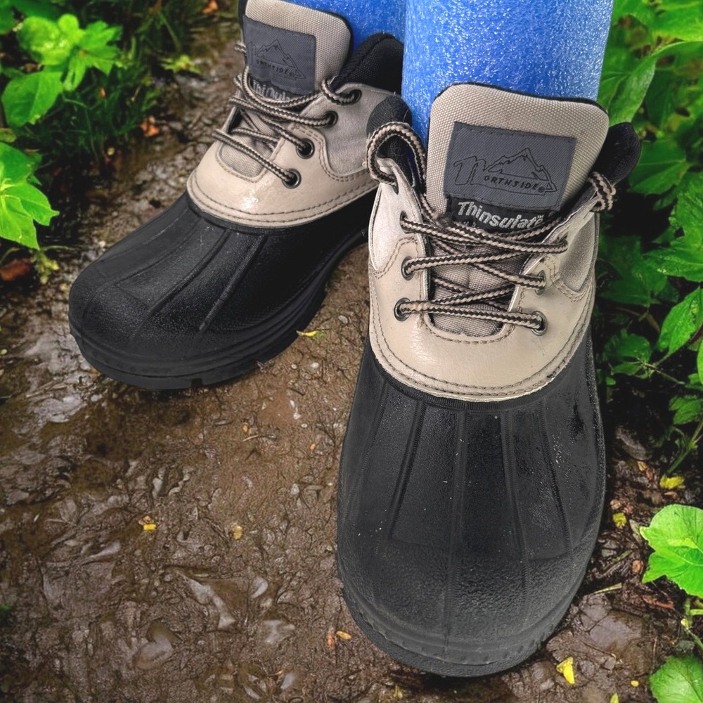 Northside Duck Boots Men‎ Size 9 Winter Snow Rain Leather Waterproof Insulated